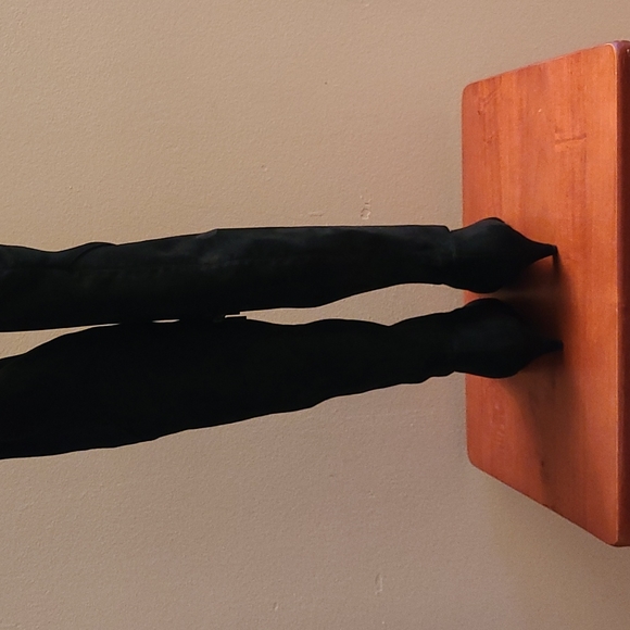 Black suede over the knee boots - Picture 5 of 7